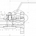 Кран шаровой разборный трехсоставной фланцевый Dn20 Pn63Ст. 20 11с45п