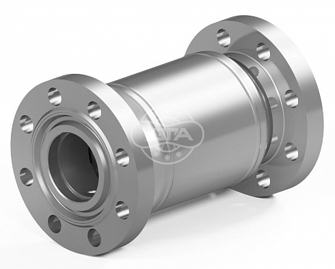 Клапан обратный поворотный фланцевый Dn100 Pn100 09Г2С